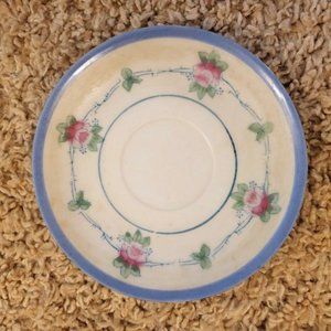 🏷 =$1 Vintage/Antique China Saucer Hand Painted